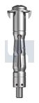 M4x30 HOLLOW WALL ANCHOR STANDARD Z/P
