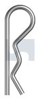 3.2mmx63 R CLIP HUMPBACK PIN Z/P