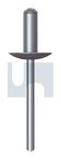 #63 DX RIVET DOME HEAD LARGE FLANG PLAIN