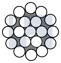 3.2x100m WIRE ROPE 1x19 Gr316