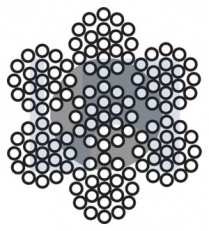 8x305m WIRE ROPE 7x19 Gr316