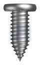M6.2-2x16 SERRATED FLAT FRAMING SCREW E-COAT BLACK