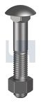 M16x40 CUP HEAD BOLT & NUT HDG