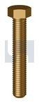 M5x12 HEX SET SCREW BRASS