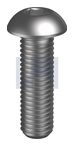 M5x10 BUTTON HEAD SOCKET SCREW ZINC FLAKE