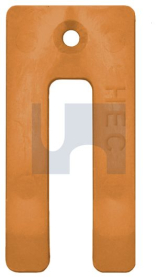 15x75 PACKING SHIMS WINDOW ORANGE PLASTIC