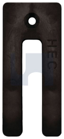 10x90 PACKING SHIMS WINDOW BLACK PLASTIC