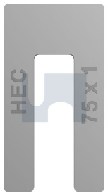 1x75 PACKING SHIMS WINDOW ALUMINIUM ALUMINIUM