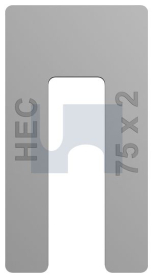 2x75 PACKING SHIMS WINDOW ALUMINIUM ALUMINIUM