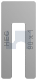 1x90 PACKING SHIMS WINDOW ALUMINIUM ALUMINIUM