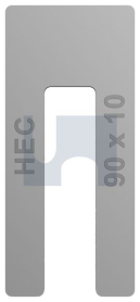 10x90 PACKING SHIMS WINDOW ALUMINIUM ALUMINIUM
