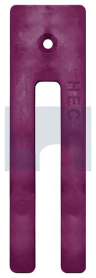 2x140 PACKING SHIMS WINDOW PURPLE PLASTIC