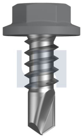 #8-18x12 METAL SDS FLANGED HEX HEAD BLUEGUM -CL4