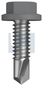 #14-20x22 METAL SDS FLANGED HEX HEAD BLUEGUM -CL4