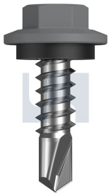 #12-14x20 METAL SDS HEX HEAD + WASHER BLUEGUM -CL4