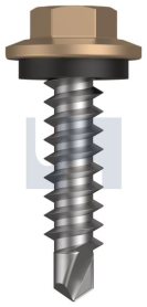 M6.2-11x25 VMAX SDS HEX + WASHER PALE TERRACOTTA - CL4