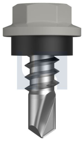 #8-18x12 METAL SDS HEX HEAD + WASHER SOUTHERLY -CL4