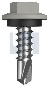#12-14x20 METAL SDS HEX HEAD + WASHER SOUTHERLY -CL4