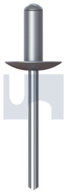 #66 RIVET DOME HEAD LARGE FLANGE 304 STAINLESS