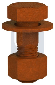 M30x110 STRUCTURAL ASSEMBLY CL8.8 WEATHERING STEEL