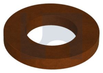 M24xx50.0x3.8 FLAT RND SAMPSON WASHER WEATHERING STEEL