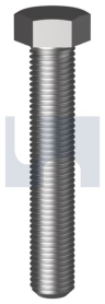 M16-1.50x35 METRIC FINE HEX SET SCREW ZINC PLATED