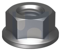 M16 HEX FLANGE NUT [NO SERRATIONS] ZINC PLATED