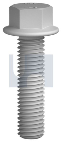 M12x45 SERRATED FLANGED BOLT D-LOK ZINC FLAKE SILVER >1000HR