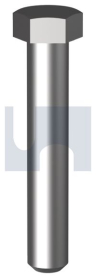 M30-0.00x500 HEX BOLT BLANK PLAIN