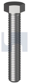 M30x70 HEX BOLT ZINC PLATED
