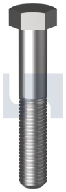 M20-1.50x180 METRIC FINE HEX BOLT ZINC PLATED