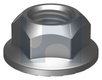 M20 HEX FLANGE CONE LOCK NUT ZINC PLATED