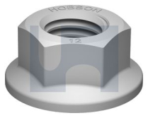 M8 SERRATED FLANGE NUT D-LOK ZINC FLAKE SILVER >1000HRS