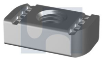 M10 STRUT CHANNEL NUT NO SPRING ZINC PLATED