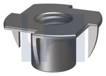 3/8 TEE NUT 4 PRONG ZINC PLATED