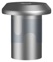 M8x15 FURNITURE CONNECTOR NUT NICKEL PLATED