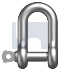 5mmx19 SHACKLE D STANDARD HOT DIP GALVANISED