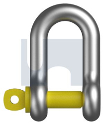 29mm LIFTING DEE SHACKLE SCREW PIN HOT DIP GALVANISED