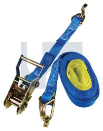 25mmx5m RATCHET TIE DOWN HOOK / KEEPER POLYESTER
