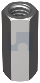 M30x90 HEX COUPLER 316 STAINLESS