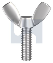 M8x30 METAL THREAD WING SCREW 304 STAINLESS
