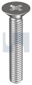 M3x10 METAL THREAD CSK PHIL 316 STAINLESS