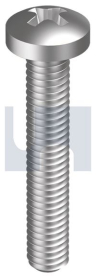 M2.5x12 METAL THREAD PAN PHIL 316 STAINLESS