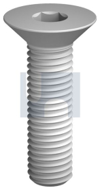 M6x25 SOCKET SCREW COUNTERSUNK HEX ZINC FLAKE SILVER >1000HR