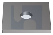 M20x125x5 SQUARE WASHER HOT DIP GALVANISED