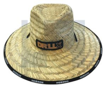 580 DRiLLX WIDE BRIM STRAW HAT STRAW