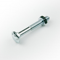 1/4x2 BSW Z/P Cup Hd Bolt & Nut-200