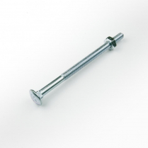 1/4x4 BSW Z/P Cup Hd Bolt & Nut-200