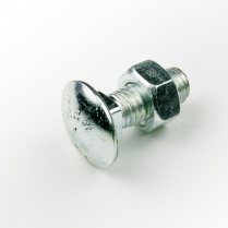 3/8x3/4 BSW Z/P Cup Hd Bolt & Nut-200*
