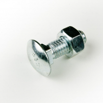 1/2x1.1/2 BSW Z/P Cup Hd Bolt & Nut-100